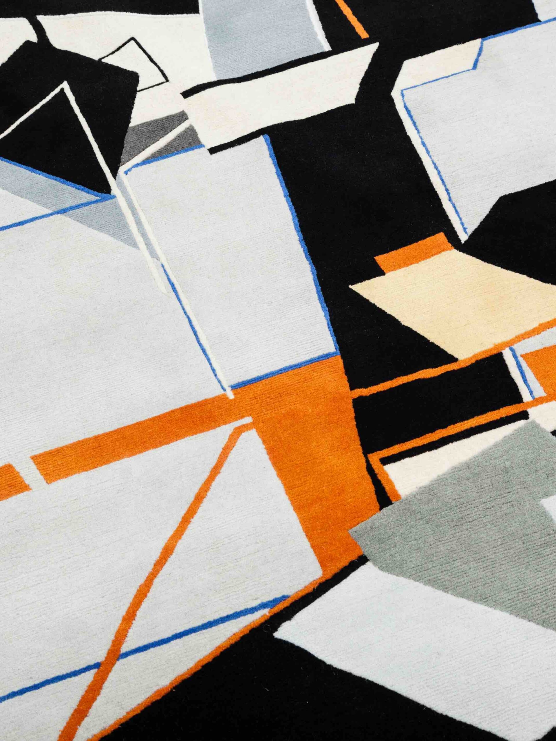 Nociòn Transversal A Hand-Woven Rug