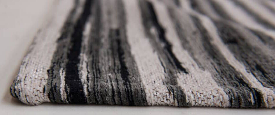 Grey Stripes Premium Rug ☞ Size: 9' 2" x 12' (280 x 360 cm)