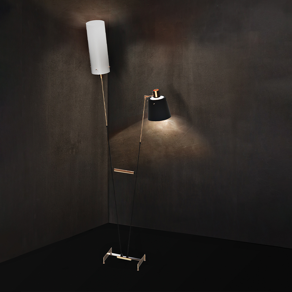 Trombonist Floor Lamp