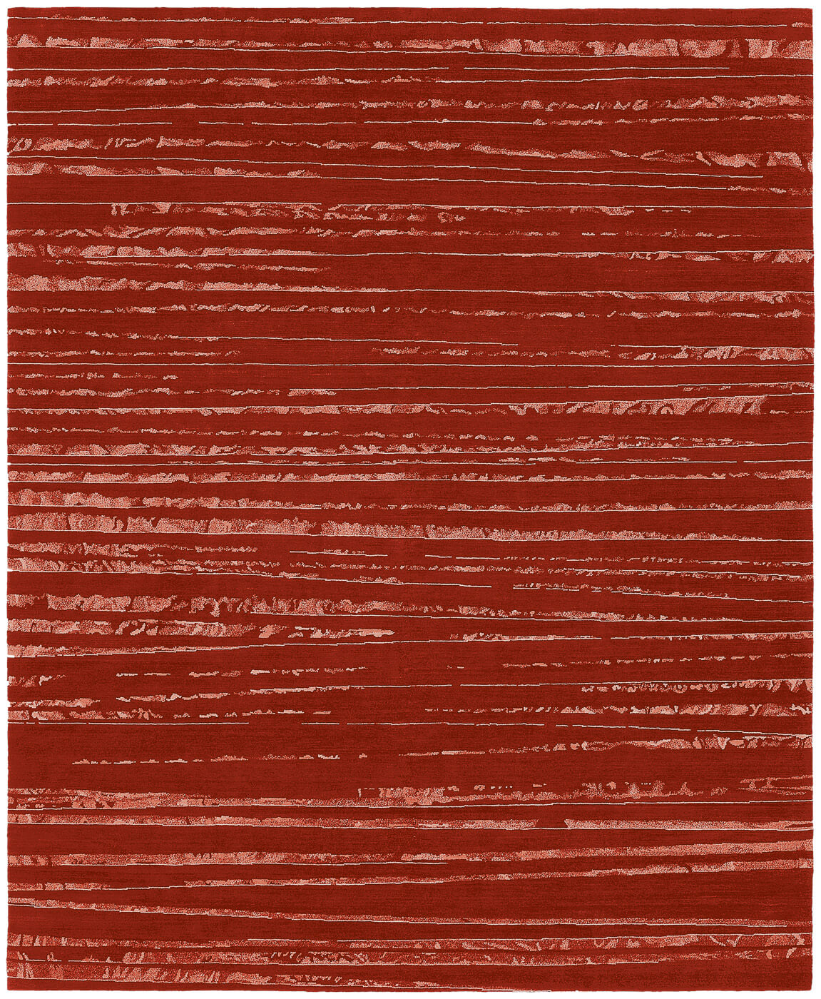 Wool / Silk Rauschen Red Rug