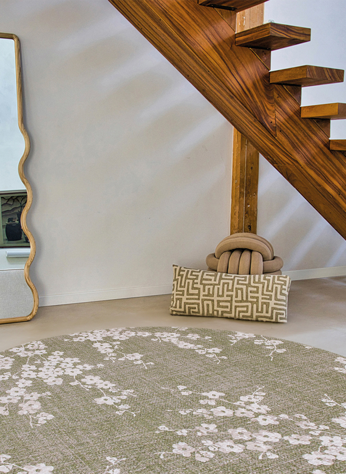 Wet Garden Round Rug