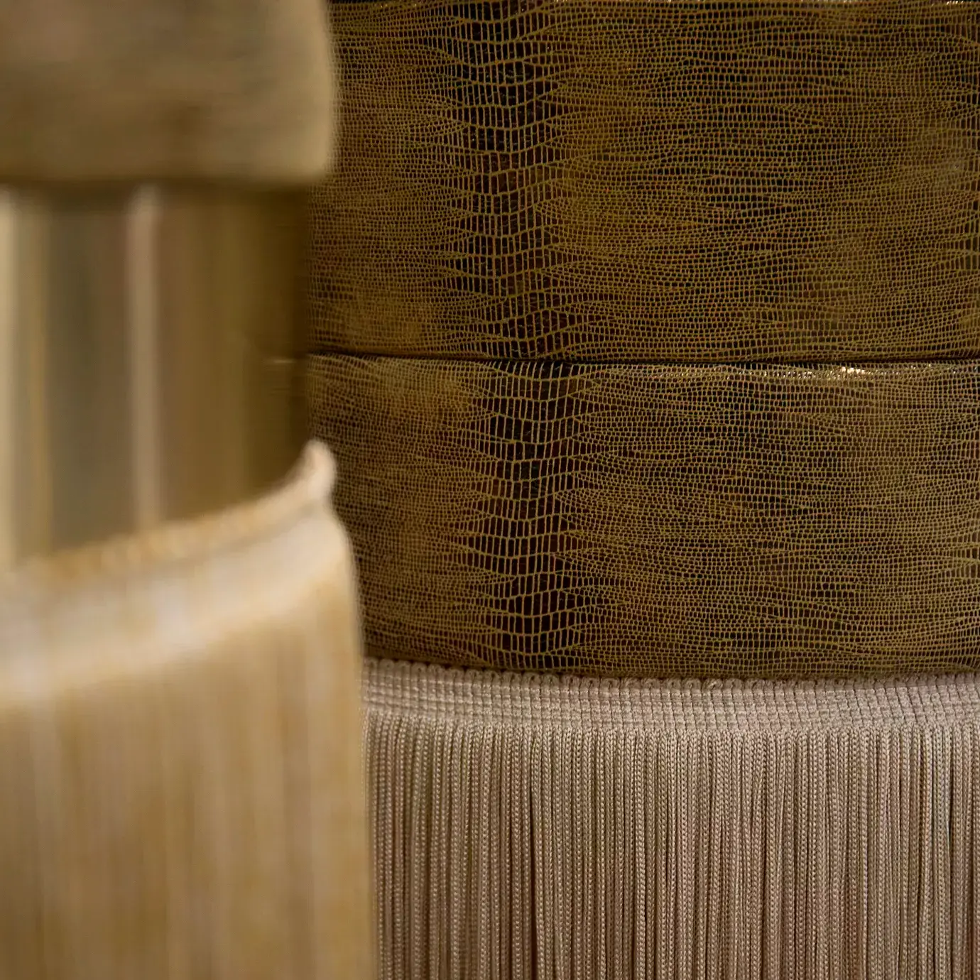 Isabella Leather Stool