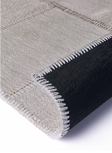 Milan Patchwork Sand Premium Rug ☞ Size: 6' 7" x 6' 7" (200 x 200 cm)