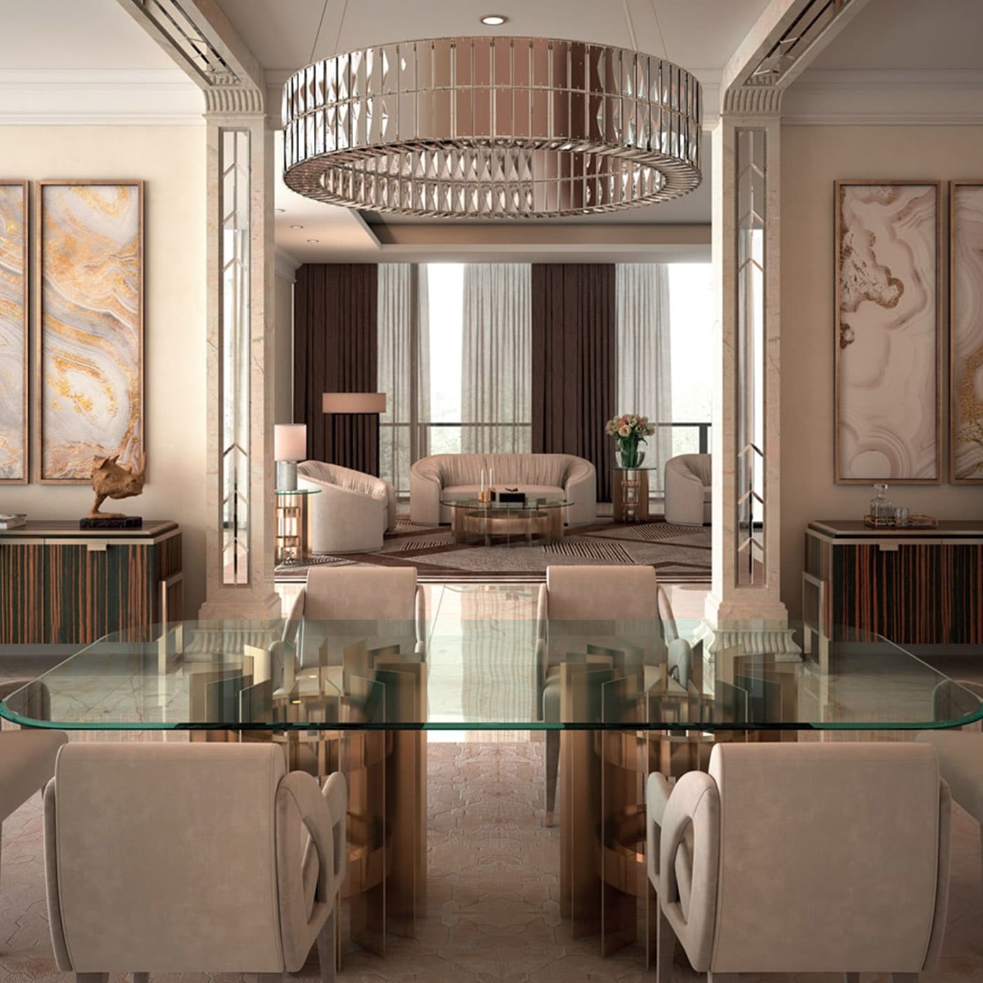 Rockefeller Modern Dining Table