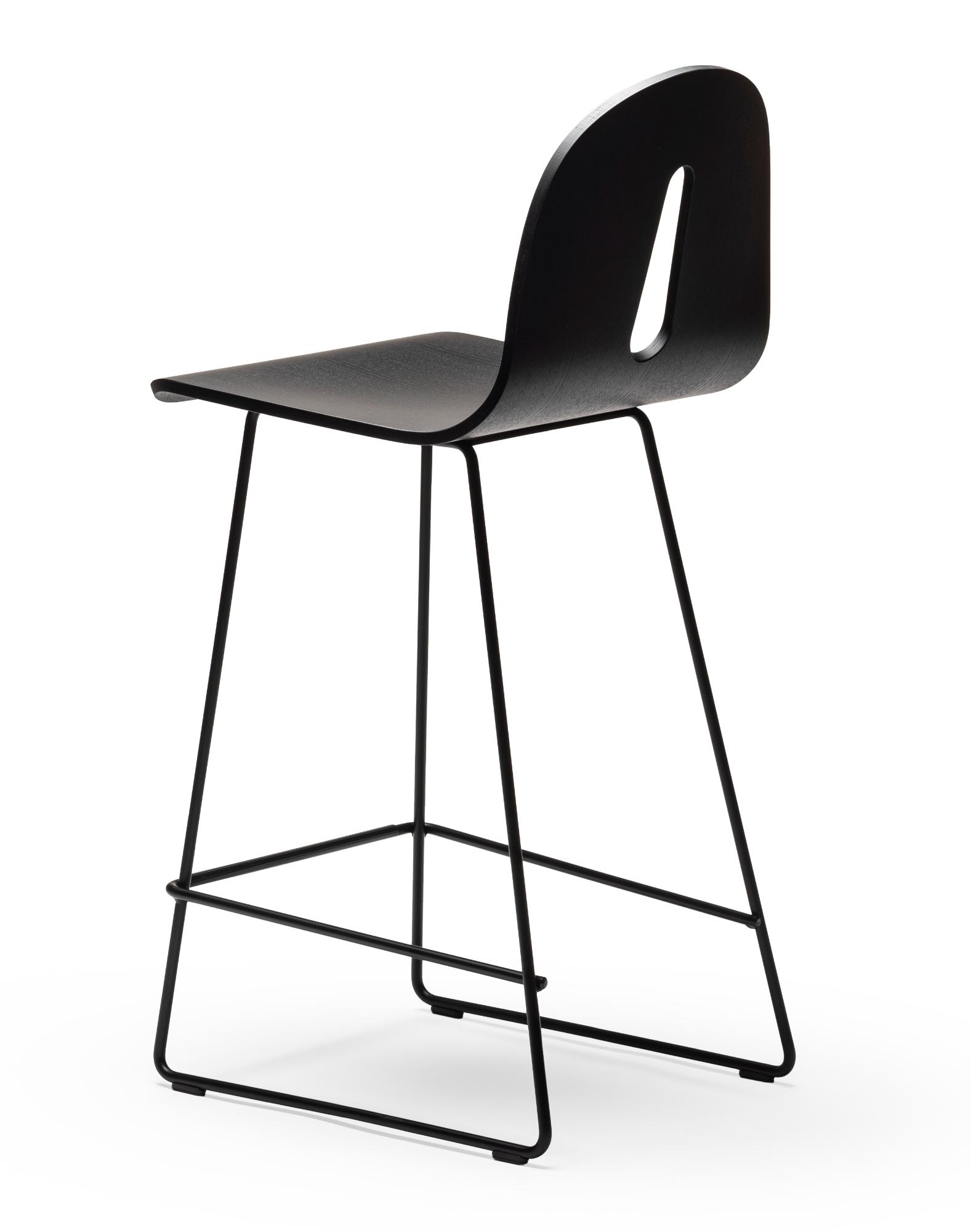 Gotham Woody SL SG-65 Black Ash Bar Stool
