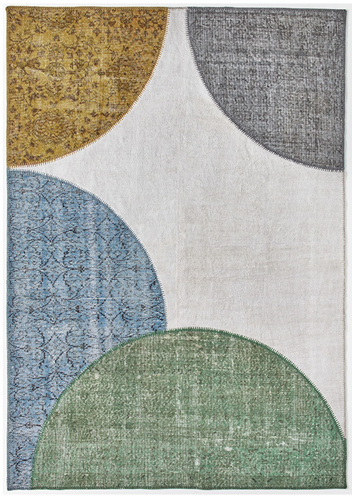 Turkish Patchwork Bubbles Rug