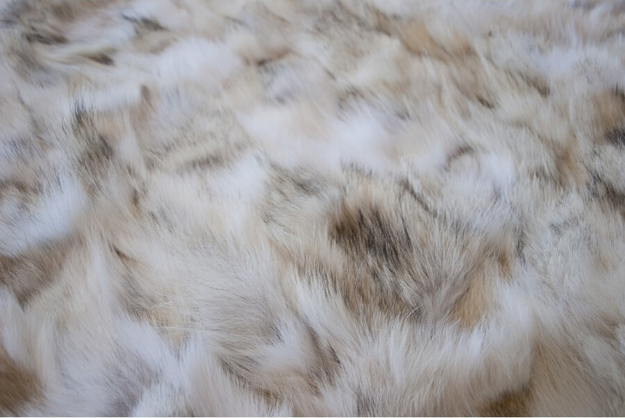 Wolf Real Fur Rug ☞ Size: 270 x 270 cm