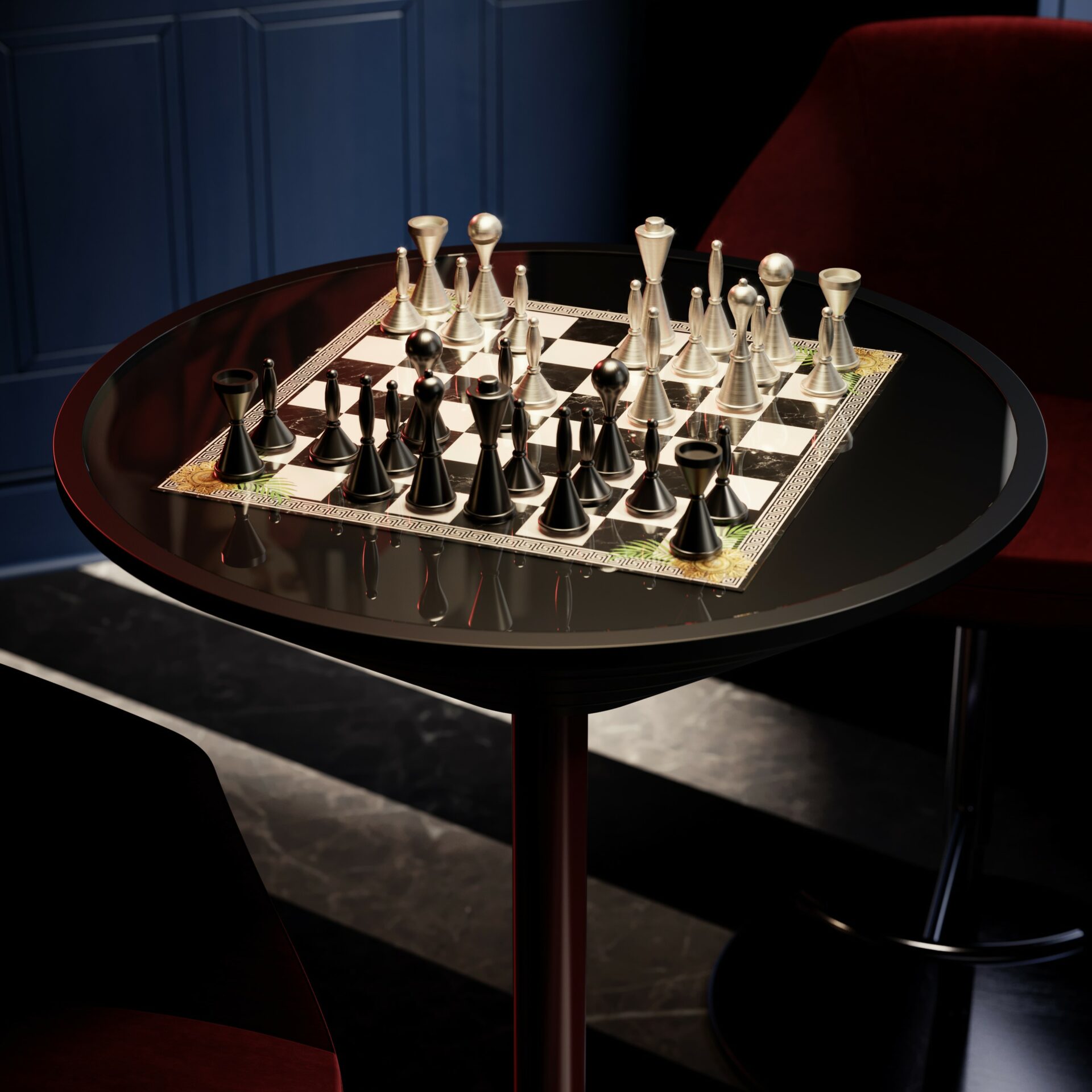 Goemon Chess &amp; Backgammon Table - 1