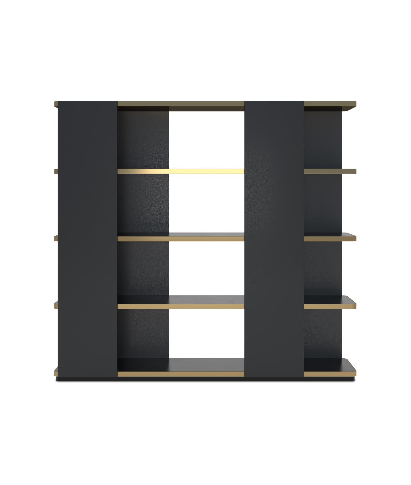Melodie Black Bookcase