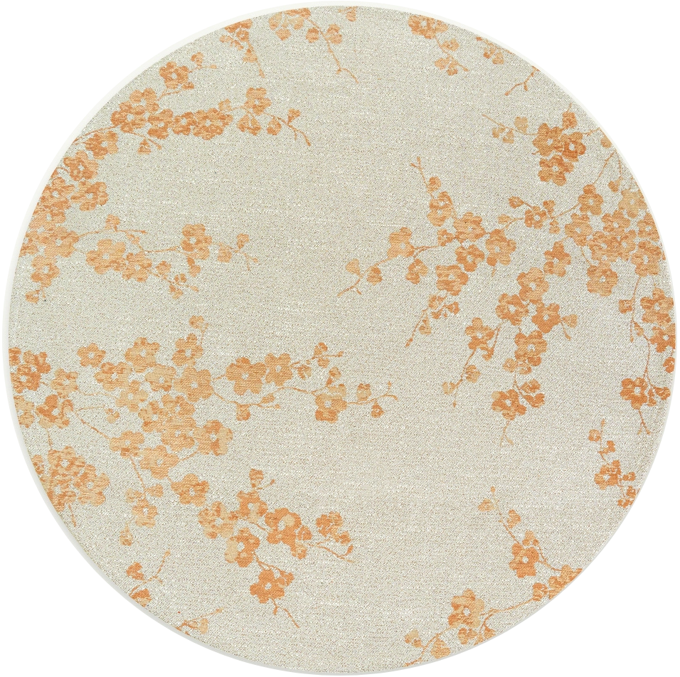 Petal Dew Round Rug