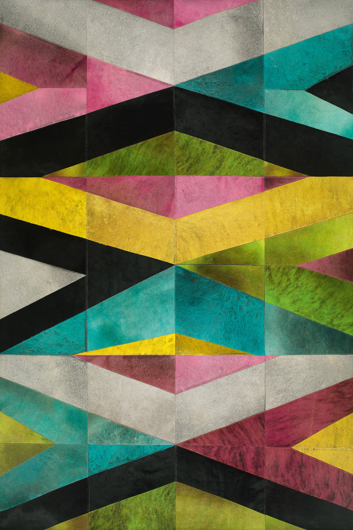 Graham Cowhide Handwoven Rug