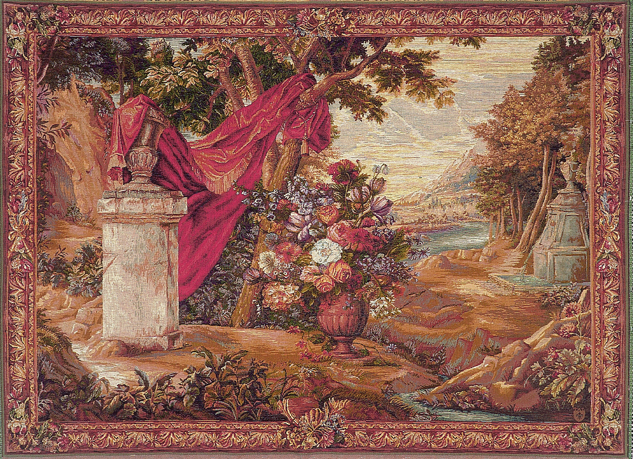 Draped Bouquet Tapestry