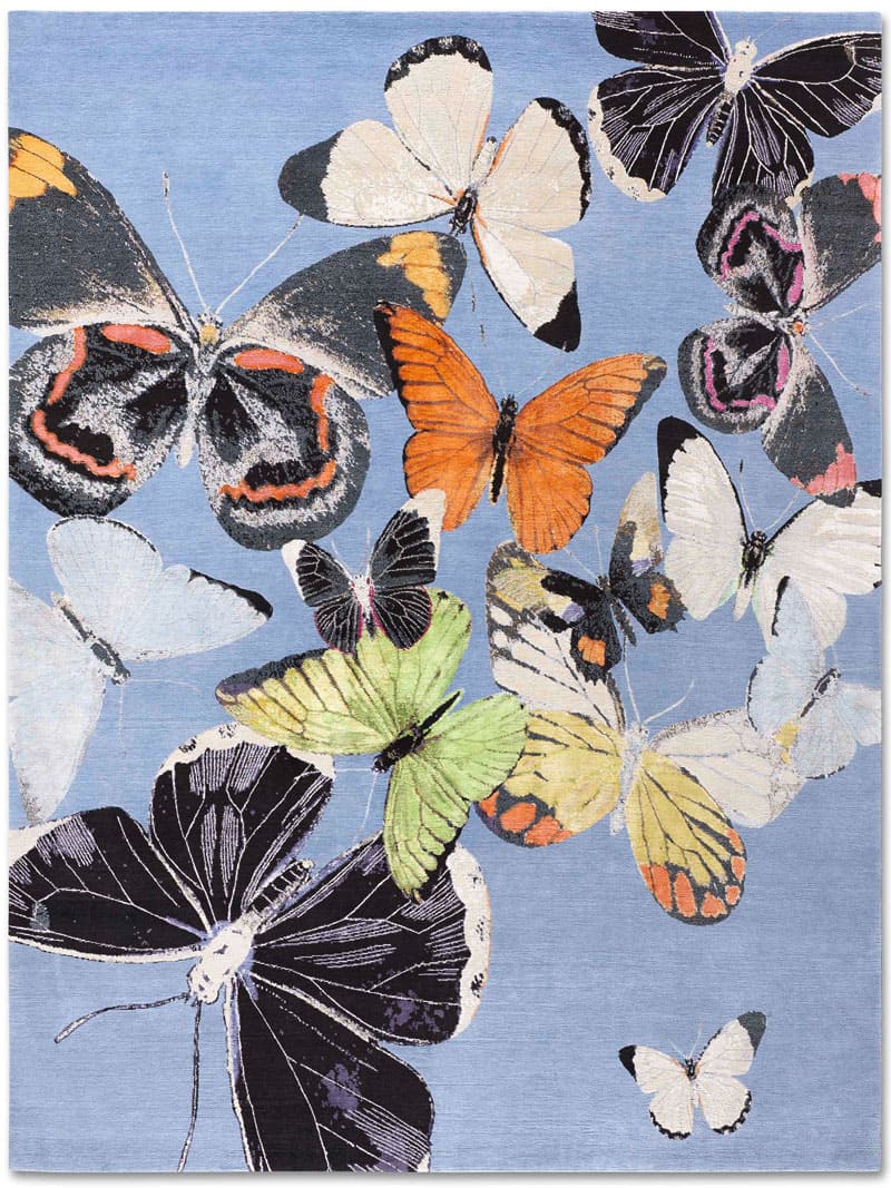 Butterfly Luxury Handmade Rug