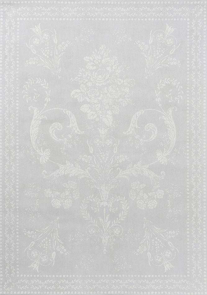 Josette Grey Cotton Rug | Size: 5' 7