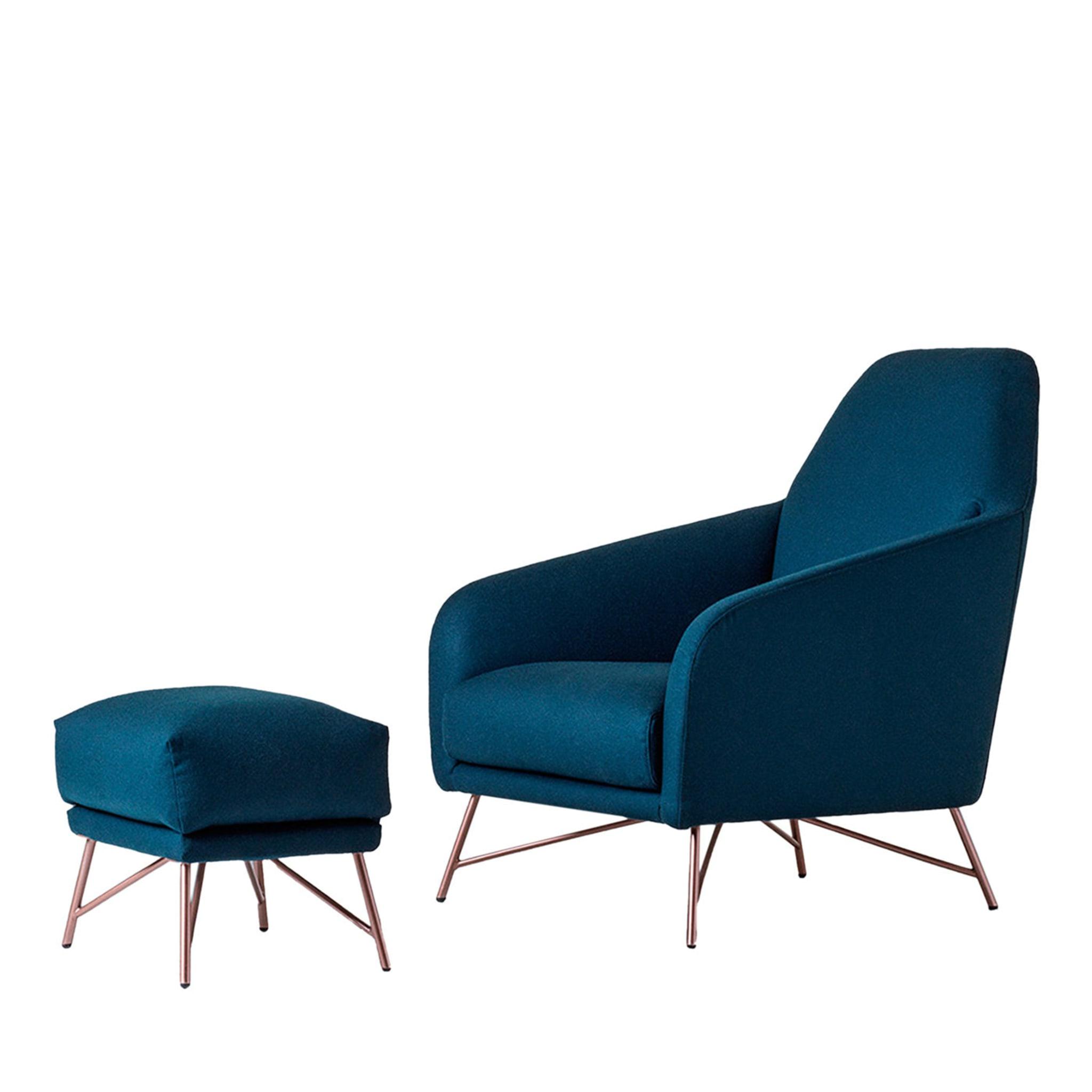 Wilma Blue Armchair