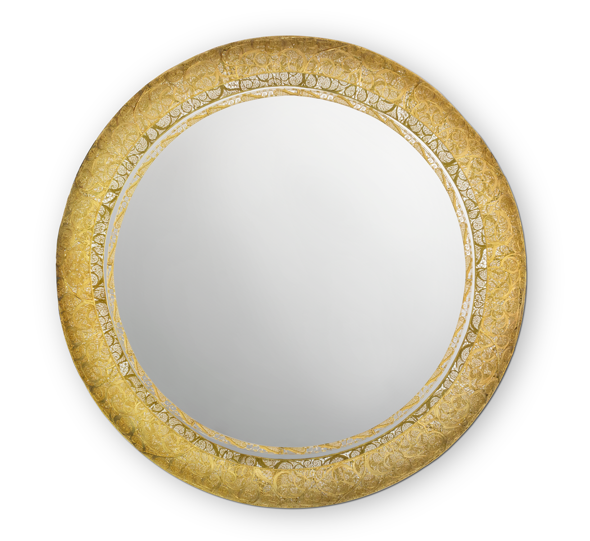 Crown Filigree Mirror