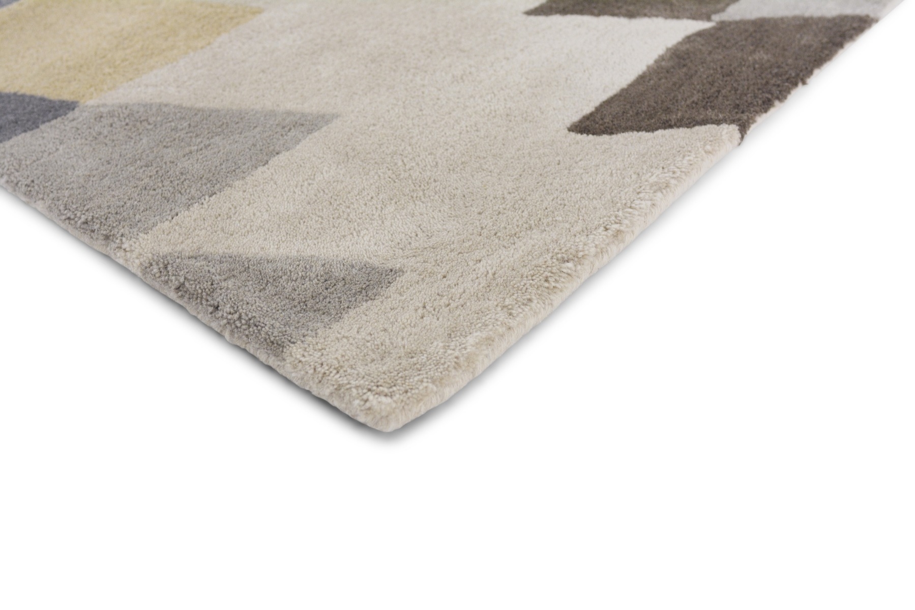 Geometric Multicolour Wool Rug
