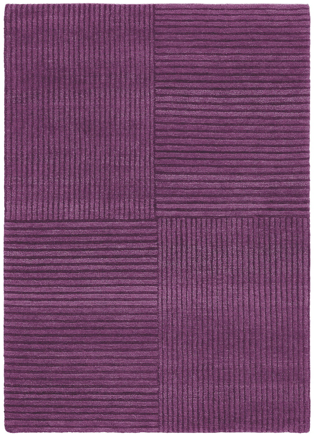 Purple Hand-Knotted Rug