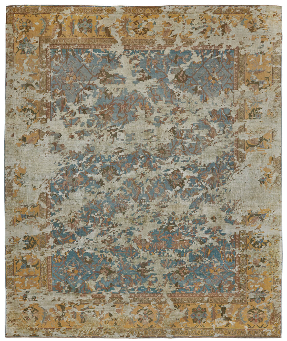 Ziegler Hand-knotted Blue / Grey Rug