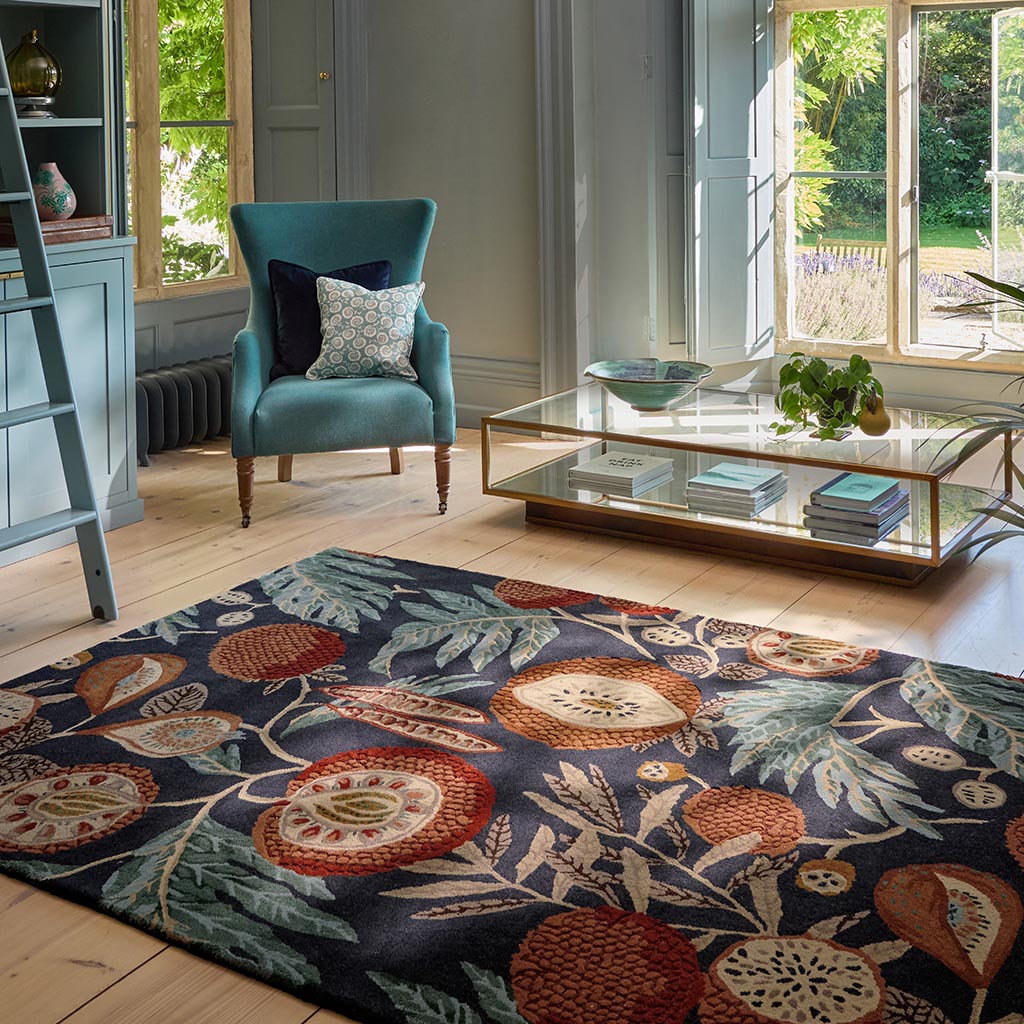 Turmeric / Indigo Rug