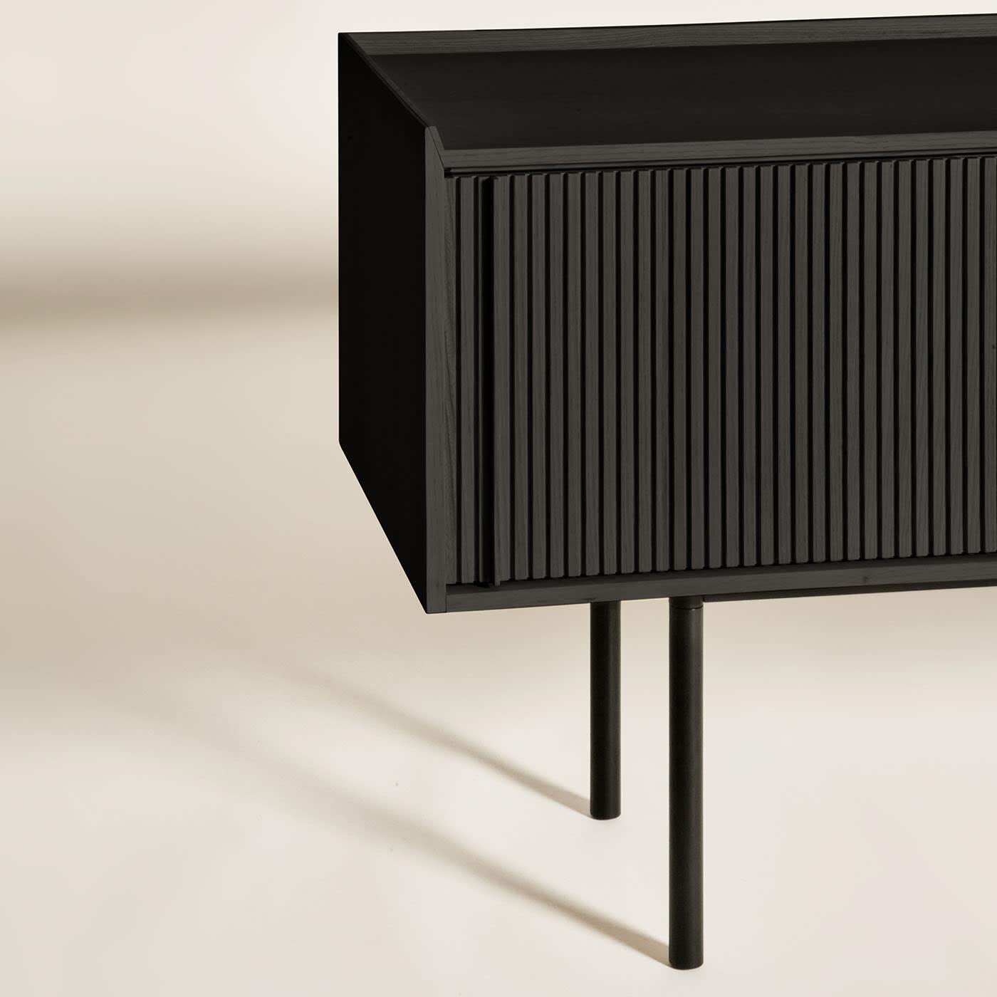 Sipario High Black 2-Doors Sideboard