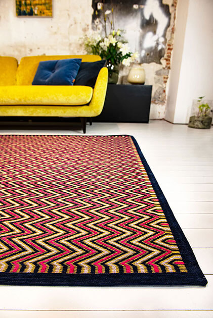 Dolomiti Blu Rosa Premium Rug