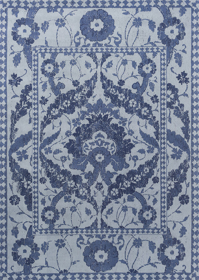 Newborough Blue Cotton Rug