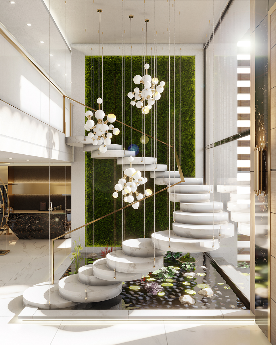Molecular Suspension Lamp