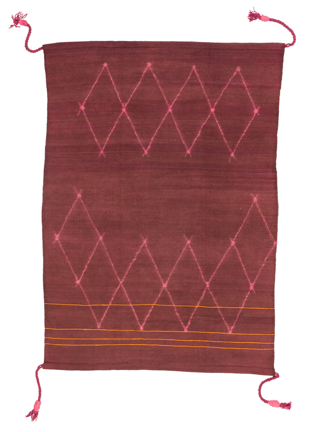 Tribal Hand-Woven Purple Rug