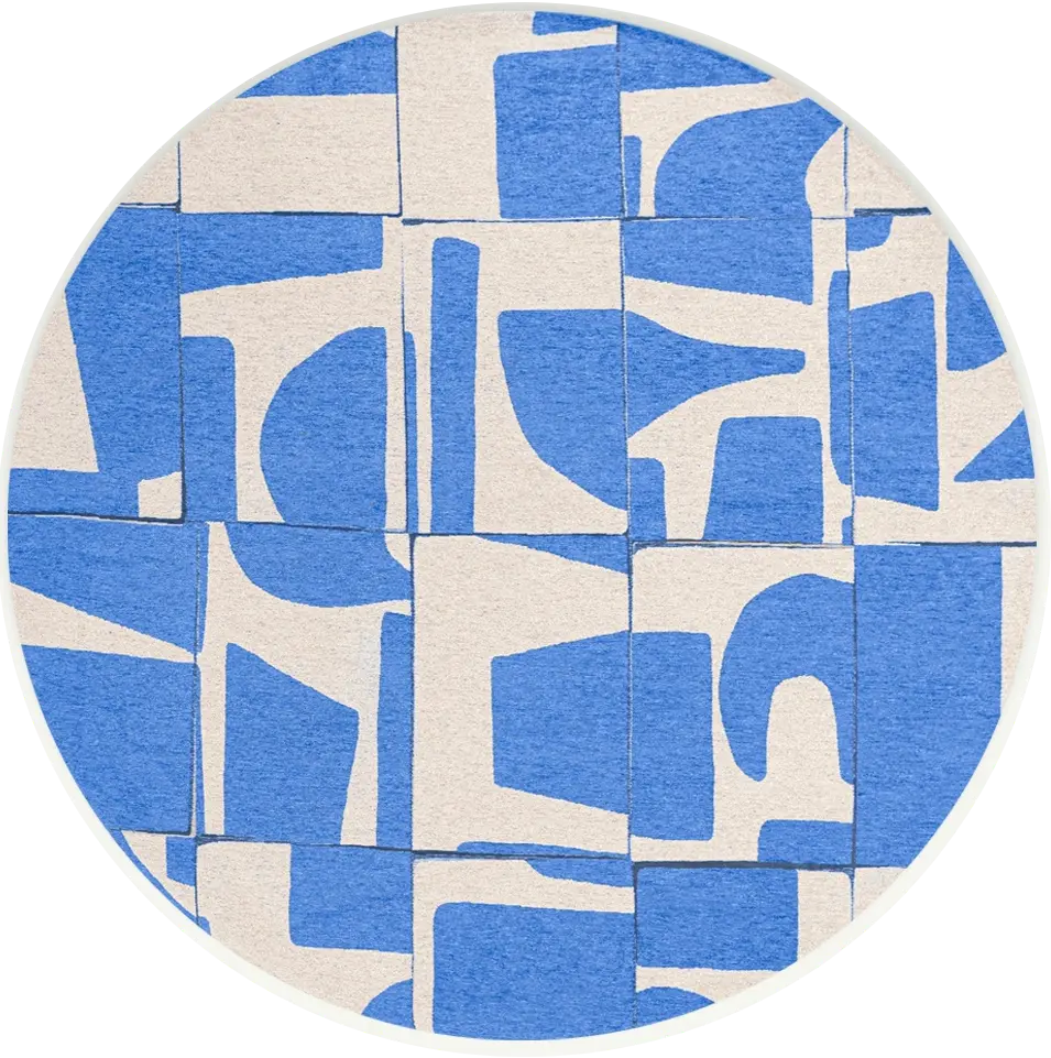 Campanula Round Rug