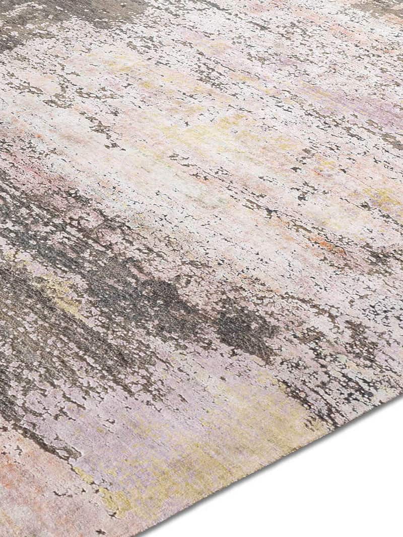 Soft Pink Hand-Woven Rug