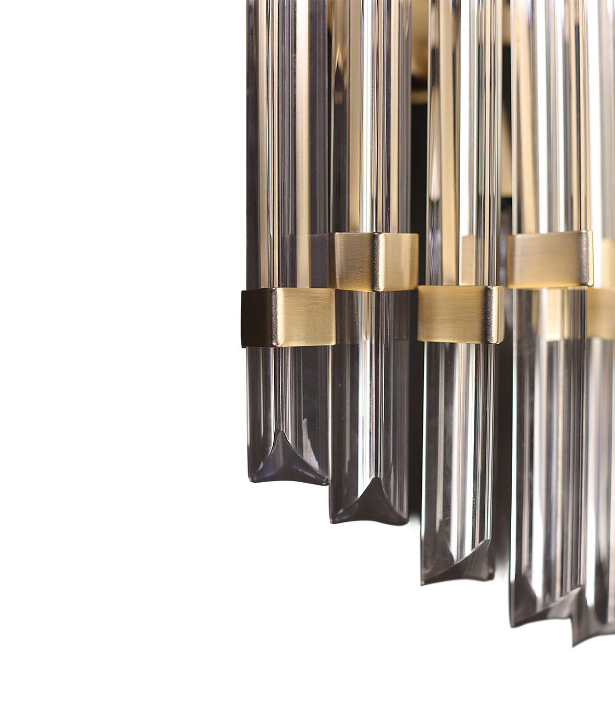 Art Deco Crystal Wall Sconce