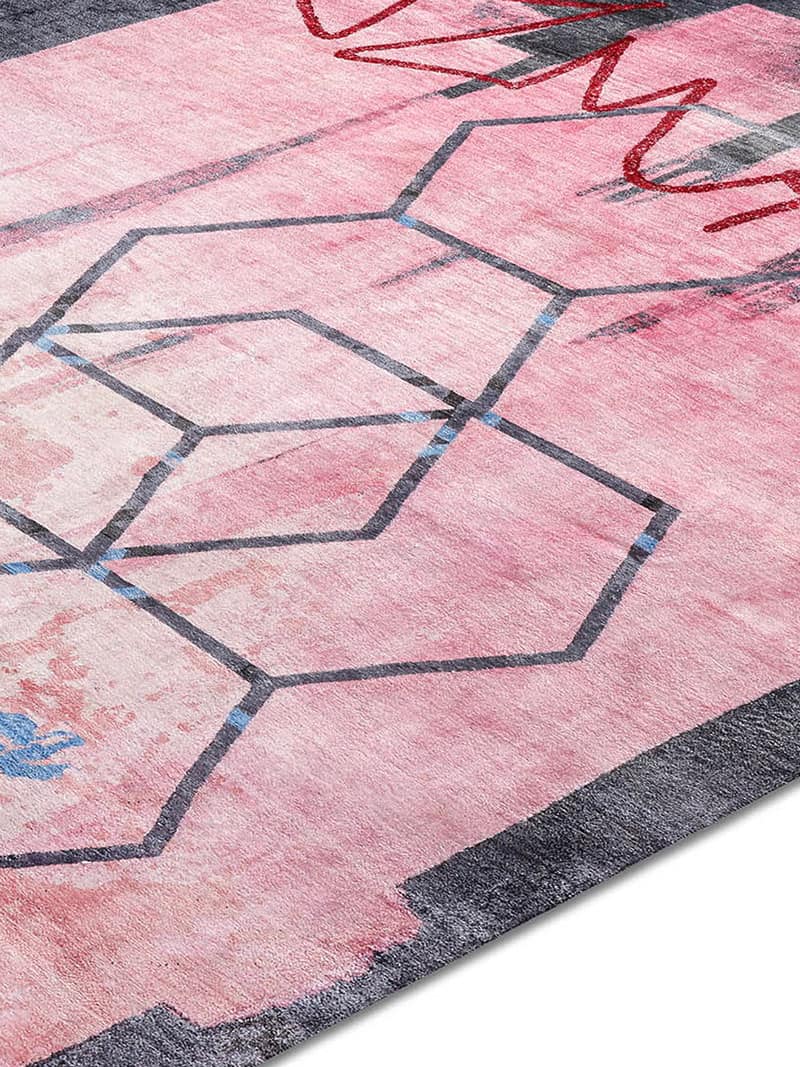 Always Pink Luxury Handmade Rug