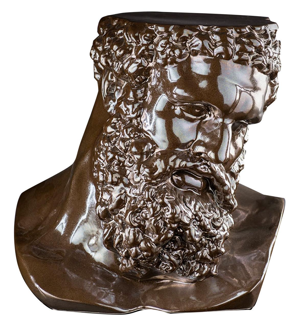 Hercules Ceramic Bust Sculpture