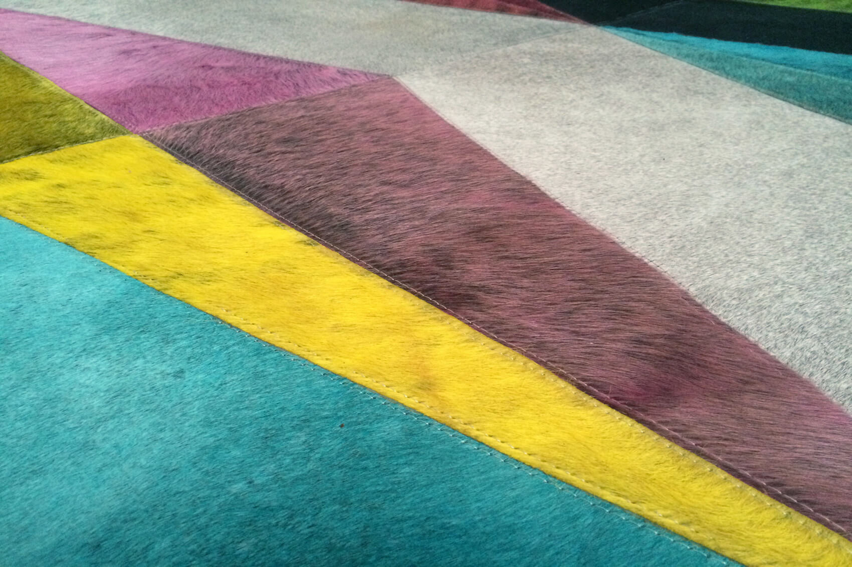 Graham Cowhide Handwoven Rug