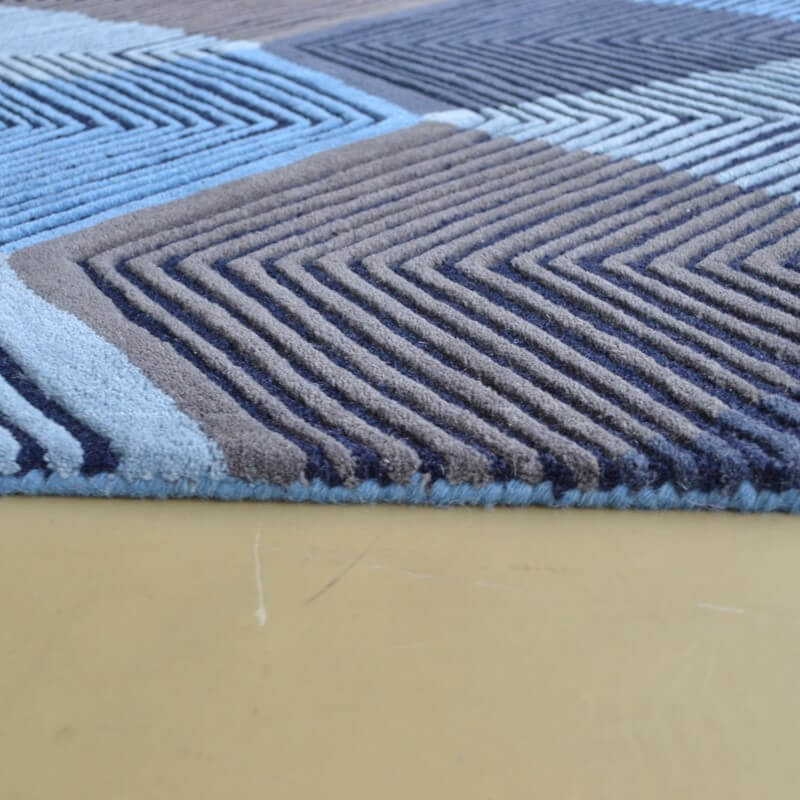 Rhythym Indigo Premium Rug | Size: 5' 7