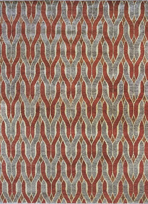 Ikat Hand Woven Wool Rug