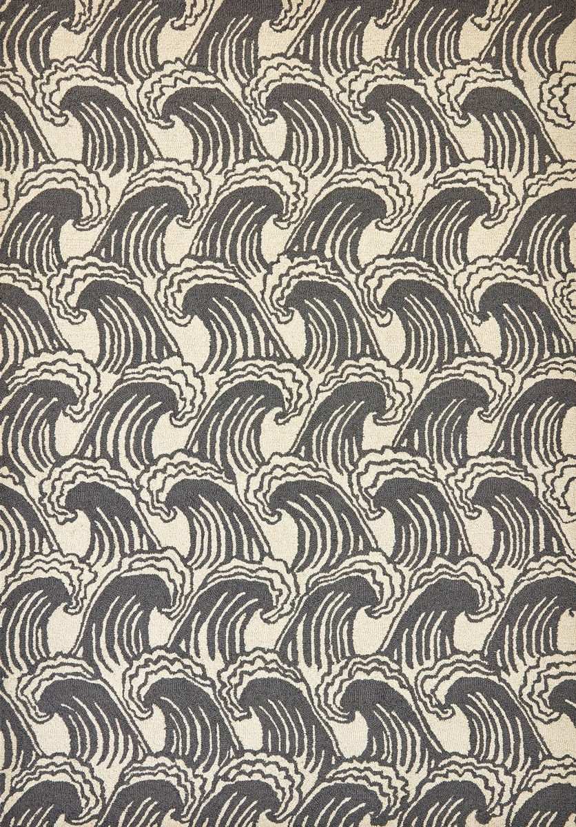 Waves Beige / Grey Rug