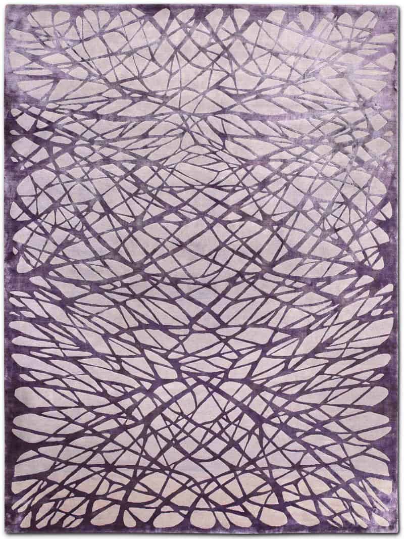 Dresden Lilac Exquisite Handmade Rug