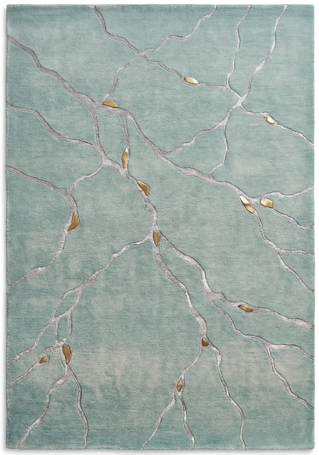 Dusty Field Handcrafted Rug