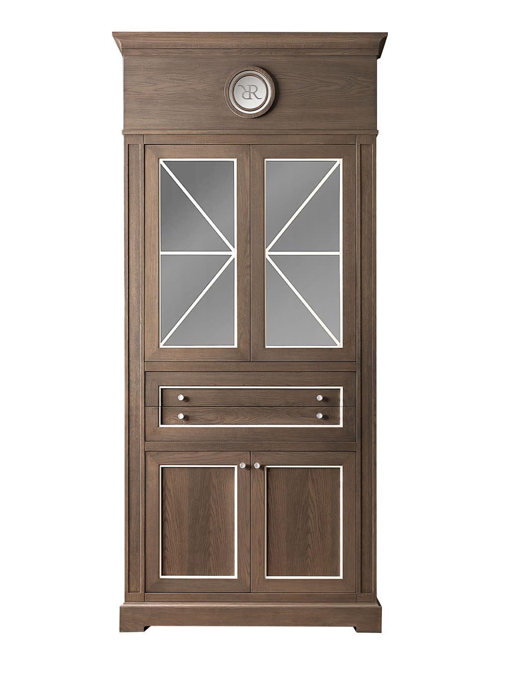 Two-Door Wardrobe in Natural Oak