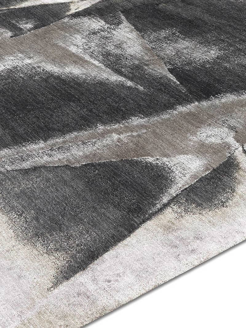 Charcoal Hand Knotted Rug