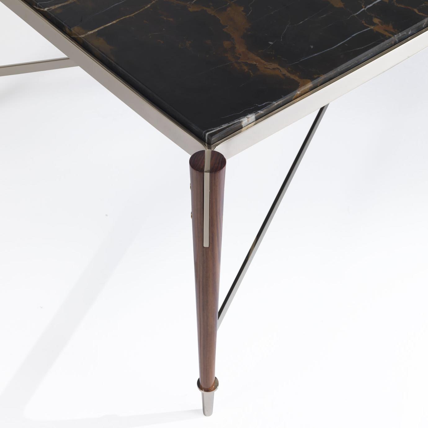 Coffee Table With Dark Marble Top