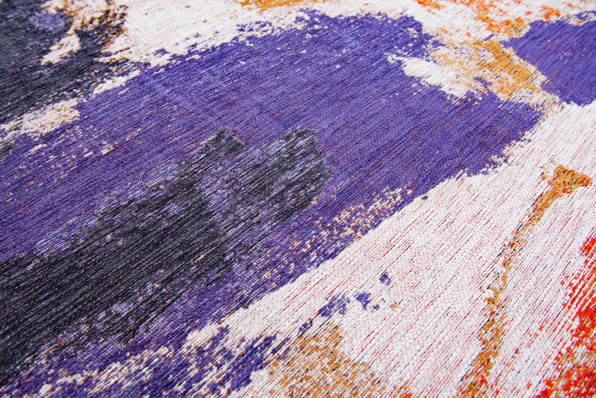 Purple Game Modern Rug