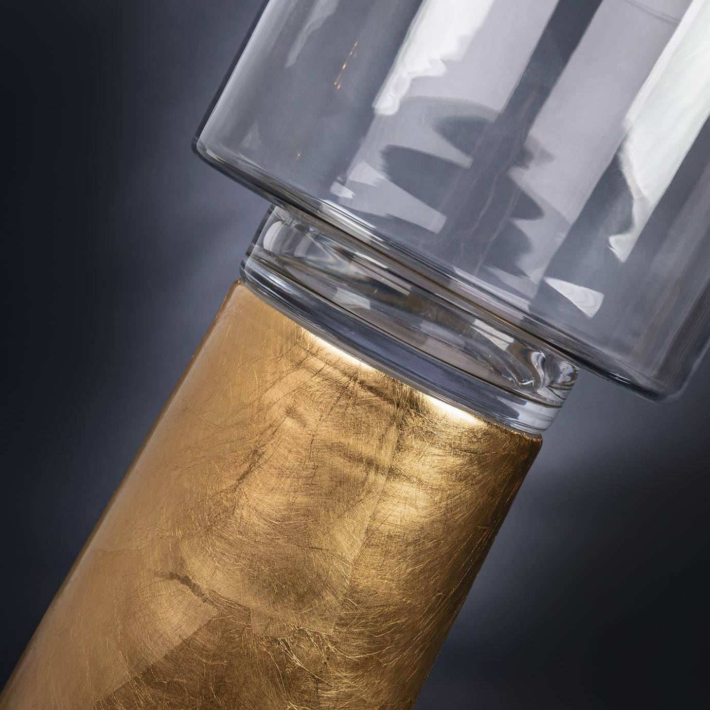 One Gold Candleholder