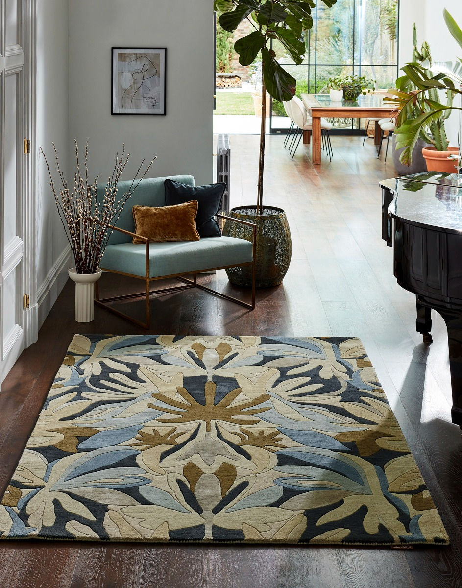 Melora Exhale / Gold Designer Rug