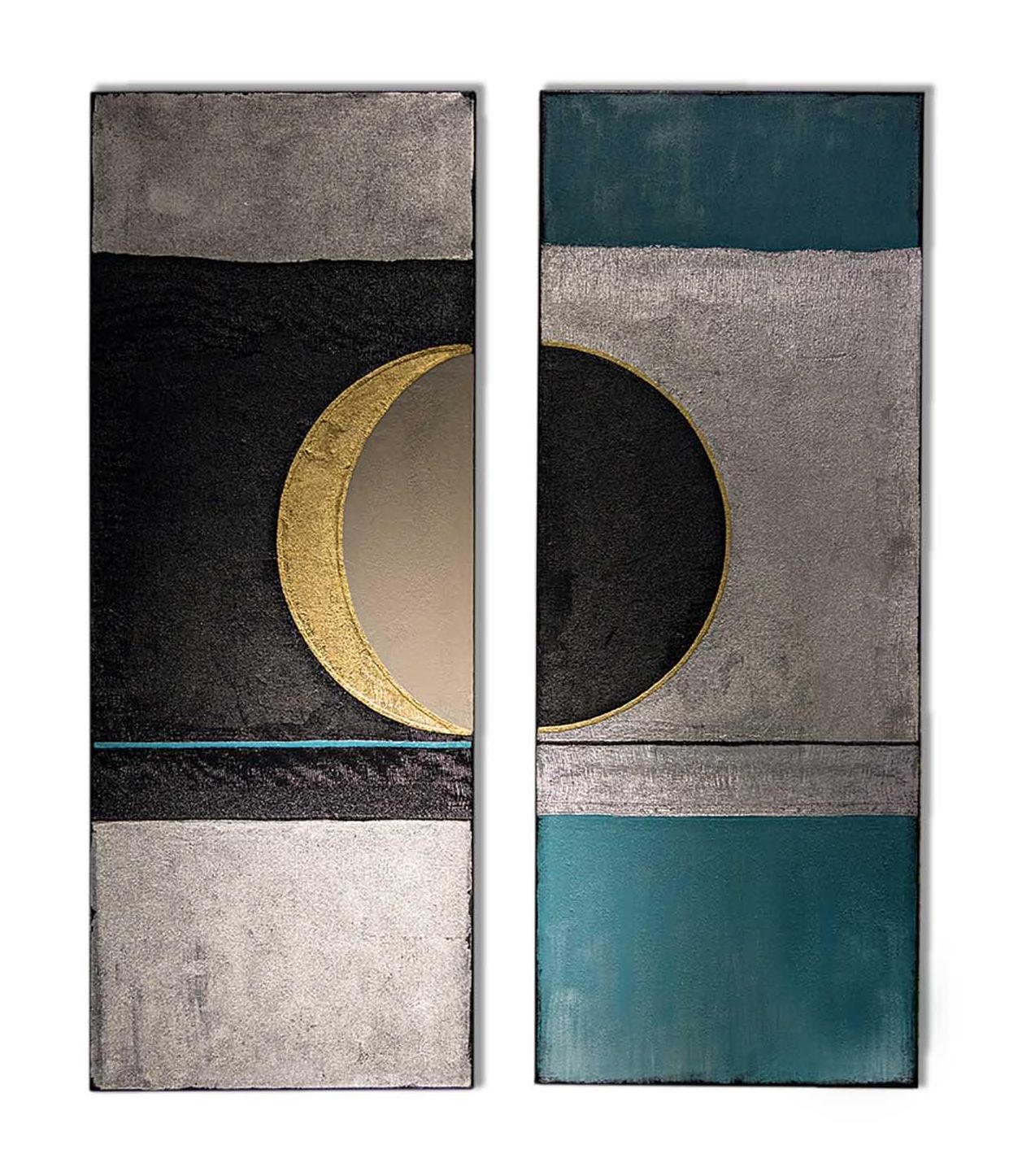 Set Of Two Wall Decorative Panels