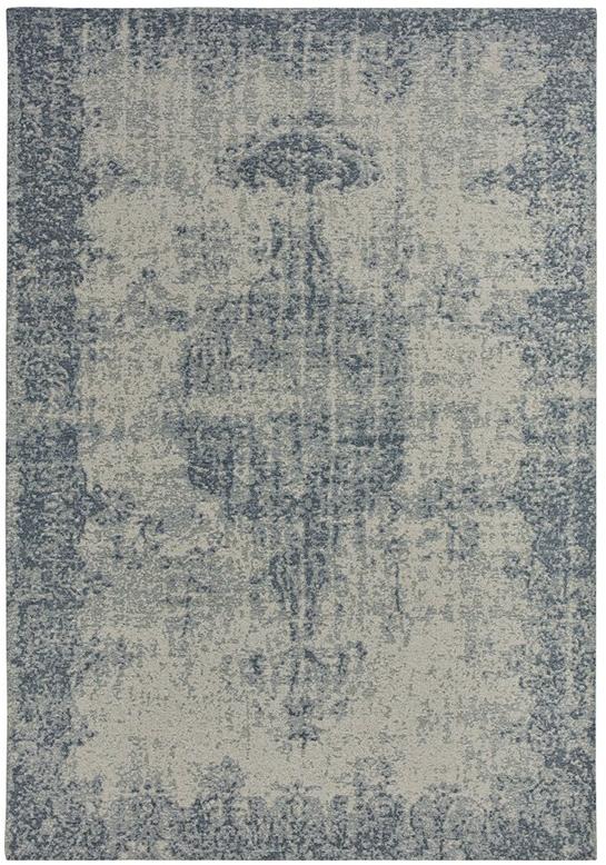 Medallion Light Blue Rug