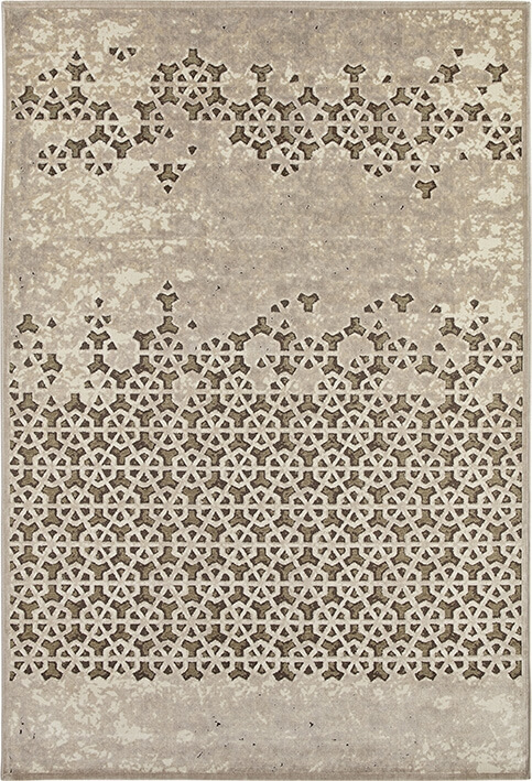 Gabriel Abstract Beige Rug ☞ Size: 195 x 280 cm