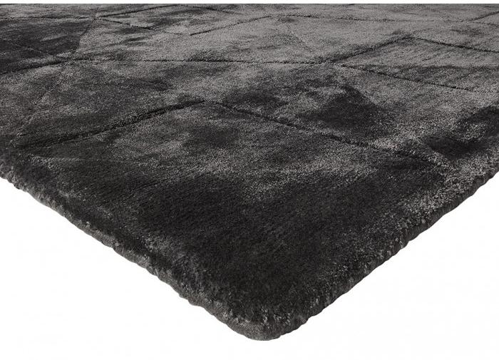 Triangles Dark Grey Rug